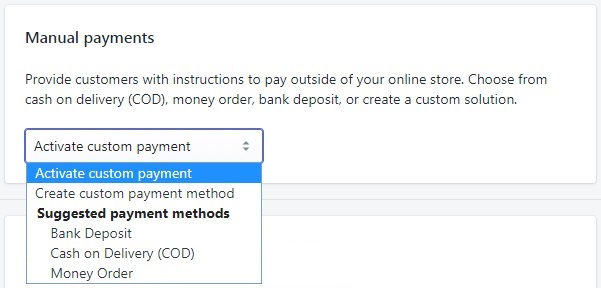 Manuel Shopify Ödeme Almak